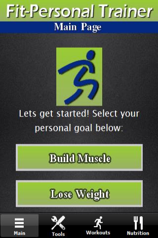 Personal Trainer Fitness App