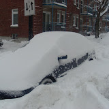 Tempete de Neige a Montréal