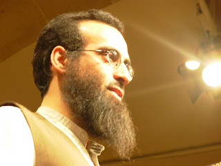 Shaykh Yasir Birjas...captured in the spotlight
