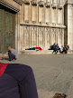Local drunks at the Apostles' door