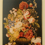 Gobelin 9164f, Bouquet Tulipe fonce, 100x75cm