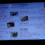 dutch frites menu at CNE in Toronto in Toronto, Canada 