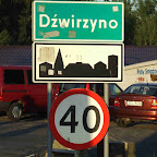 Uwaga - w mieście ograniczenie do czterdziestki ! he