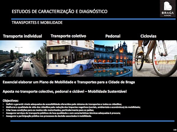 Revisão do PDM Braga 2014 - Transportes e Mobilidade