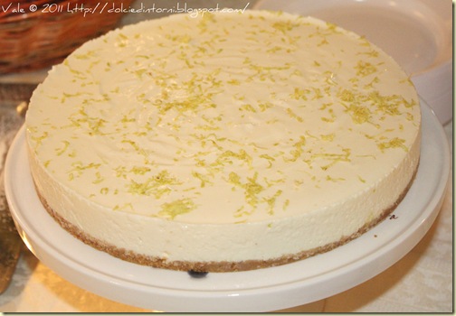 Cheesecake al limone e latte condensato