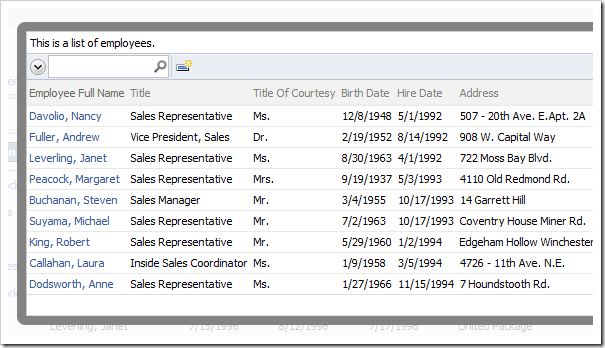 Employee Full Name displayed in EmployeeID lookup Employee Full Name displayed in EmployeeID lookup
