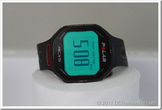 Polar RCX5 Backlight/nightlight