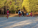 Jonathan taking a warm-up shot