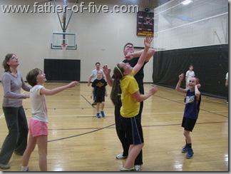 Dad vs Daughter Basetball