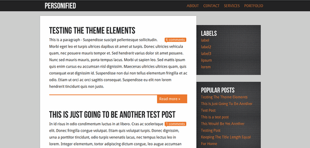 personified-blogger-template