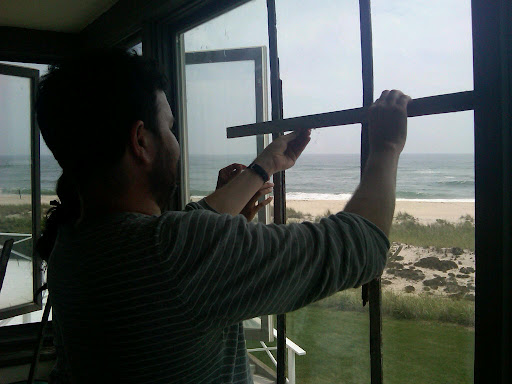 Here, Dan adjusts our Here, Dan adjusts our