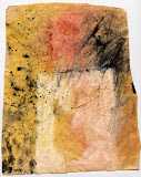 piedestal rose / papier t.mixte / 15x30 / 1994