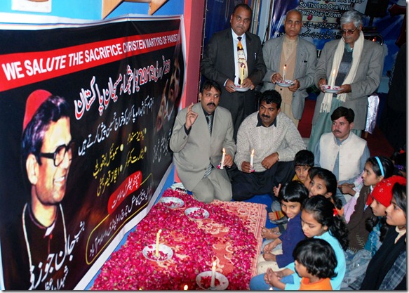 Christian activits pay tribute to the martyrs Christian activits pay tribute to the martyrs