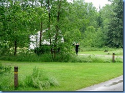 4722 McRae Point Provincial Park Don & Shirley's motorhome in site 143 from our motorhome after everyone left - Don getting ready to leave too 4722 McRae Point Provincial Park Don & Shirley's motorhome in site 143 from our motorhome after everyone left - Don getting ready to leave too