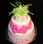 Sweet Pea Baby Shower Cake