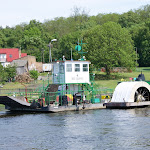 DSC00053.JPG - 17.05.2013. Gozdowice nad Odra; zabytkowy prom 'Bez Granic'
