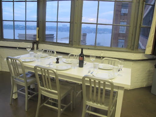 Beautiful table setting in the MSLO test kitchen
