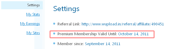 WUpload.com 6 Days Premium Account