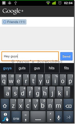 Google+ Huddle