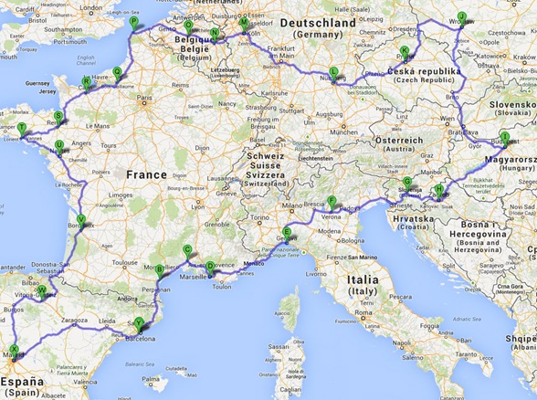 ruta por Europa 2013