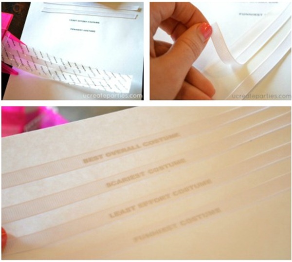Printing on ribbon tutorial