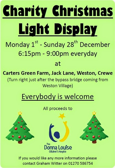 Weston Charity Christmas Light Display - poster