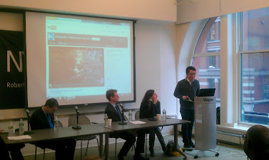 Social Media and Hurricane Sandy panel, November 27, 2012