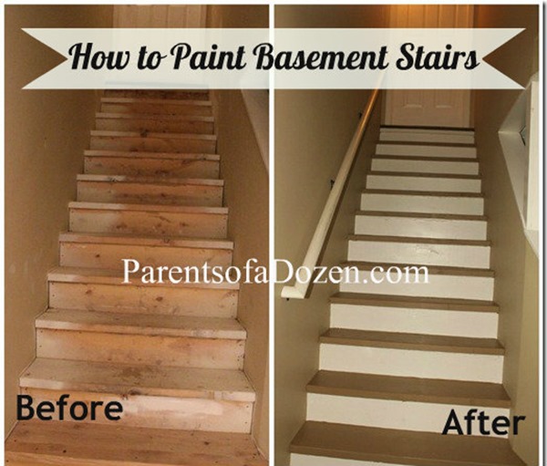 How to Paint Basement Stairs
