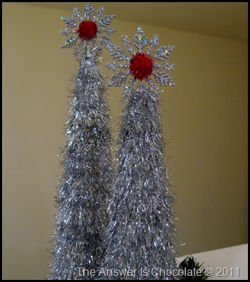 Tinsel Tree With Topper