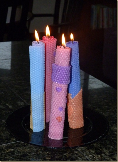 Making Rolled Beeswax Candles 3