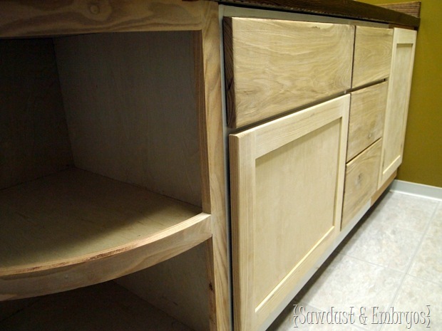 Project Bathroom Vanity Extension {Sawdust and Embryos}