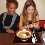 ramen soup in Kabukicho, Tokyo, Japan
