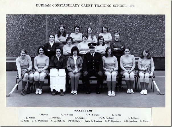 Girl Cadets Hockey Team 1973