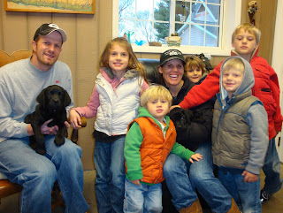 "They wanted 2, but only took one!"
"Lucy" will have a busy, happy life with the Benedict Family