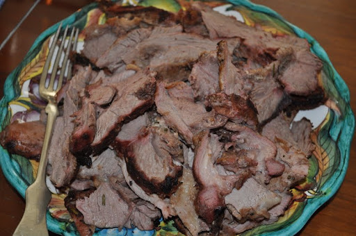 Grilled lamb