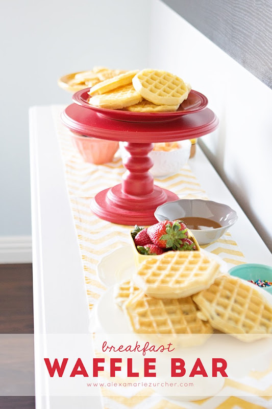 breakfast waffle bar with eggo breakfast waffle bar with eggo