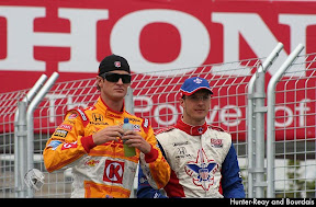 Hunter-Reay and Bourdais