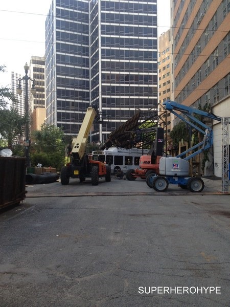Dawn of the Planet of the Apes New Orleans Set Photos 08