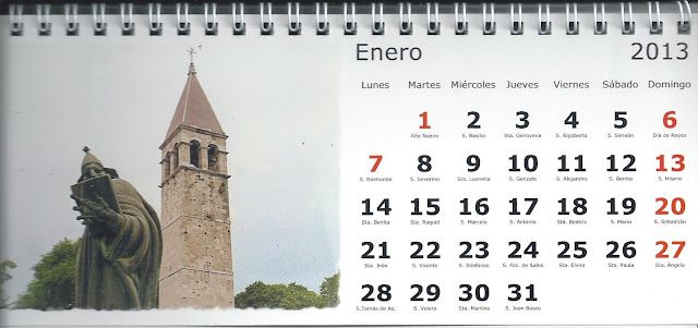 Obispo Grgur en Split calendario-enero-2013.jpg