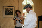 Lexia and Dustin, from Sugar Leaf Photography--the duo behind the engagement photos and the wedding's Super 8 video.
