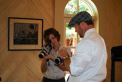 Lexia and Dustin, from Sugar Leaf Photography--the duo behind the engagement photos and the wedding's Super 8 video.