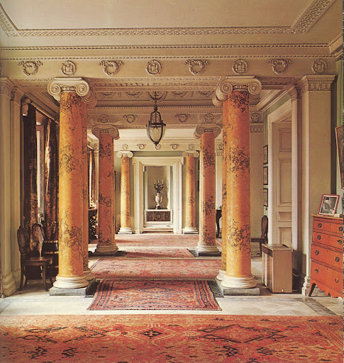 The Regency entrance hall of an Irish estate that covers most of Fota Island. The Regency entrance hall of an Irish estate that covers most of Fota Island.
