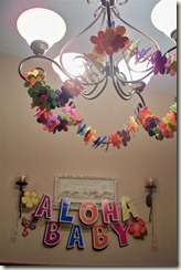 Lullaby Luau decor