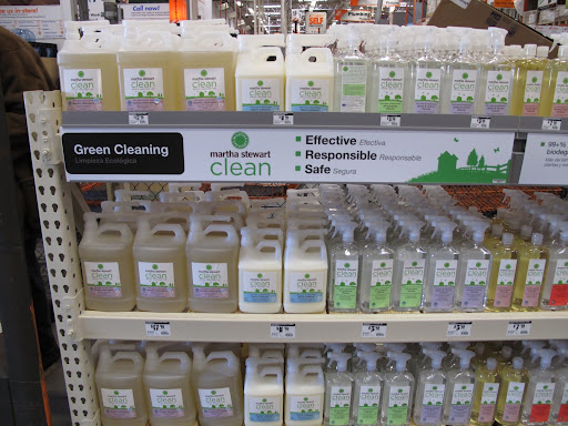 All of the bottles are recyclable and contain recycled content.  Plus, the shipping cartons are certified by the Forest Stewardship Council (www.fscus.org) to ensure that they are sourced from only well-managed forests.  Very responsible.
