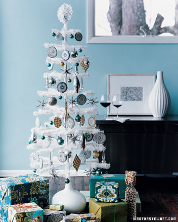 Homemade 3-D ornaments are made from bits of fabric stitched together and stuffed with quilt batting. Homemade 3-D ornaments are made from bits of fabric stitched together and stuffed with quilt batting.