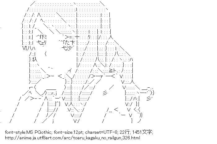 [AA]麦野沈利 （とある科学の超電磁砲）