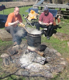 Auf dem Feuer gekocht - Linsensuppe