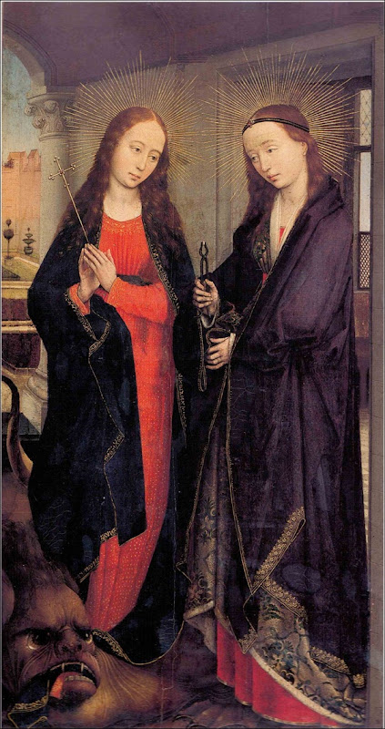 Rogier Van der Weyden sainte marguerite et sainte_apollonie