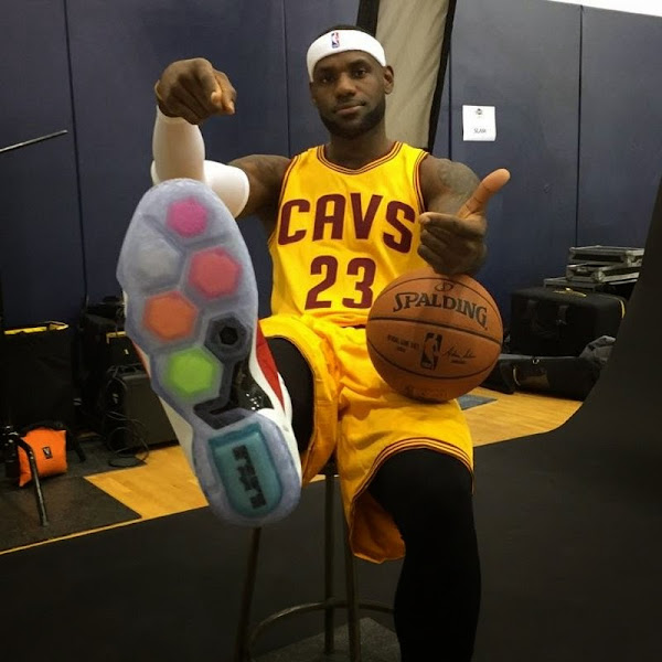 King James Sports 8220Heart of a Lion8221 LeBron 12 for Cavs Media Day
