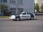 Police car in the street